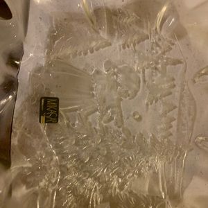 Candy plates brand new just box was demolished they stack on each other